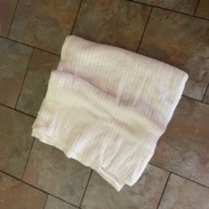 Queen size cream blanket